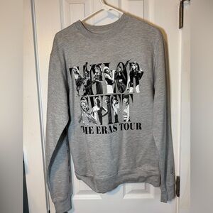 Taylor Swift The Eras Tour Gray Sweatshirt